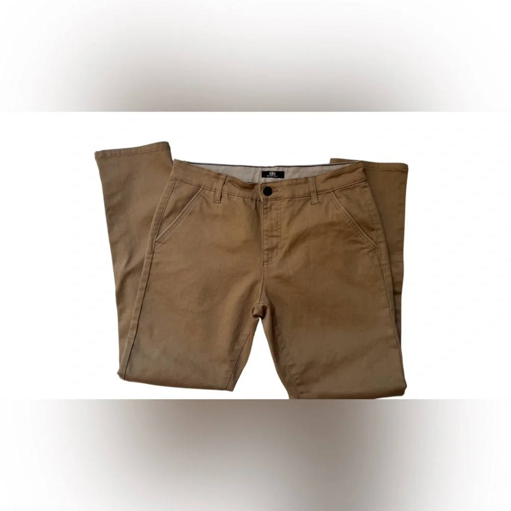Benjamin khaki Jeans Men's Slim 34x31 Stretch Straight Leg Casual Denim Pants